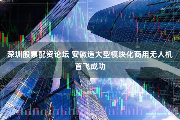 深圳股票配资论坛 安徽造大型模块化商用无人机首飞成功