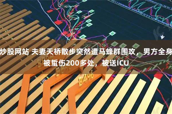 炒股网站 夫妻天桥散步突然遭马蜂群围攻，男方全身被蜇伤200多处，被送ICU